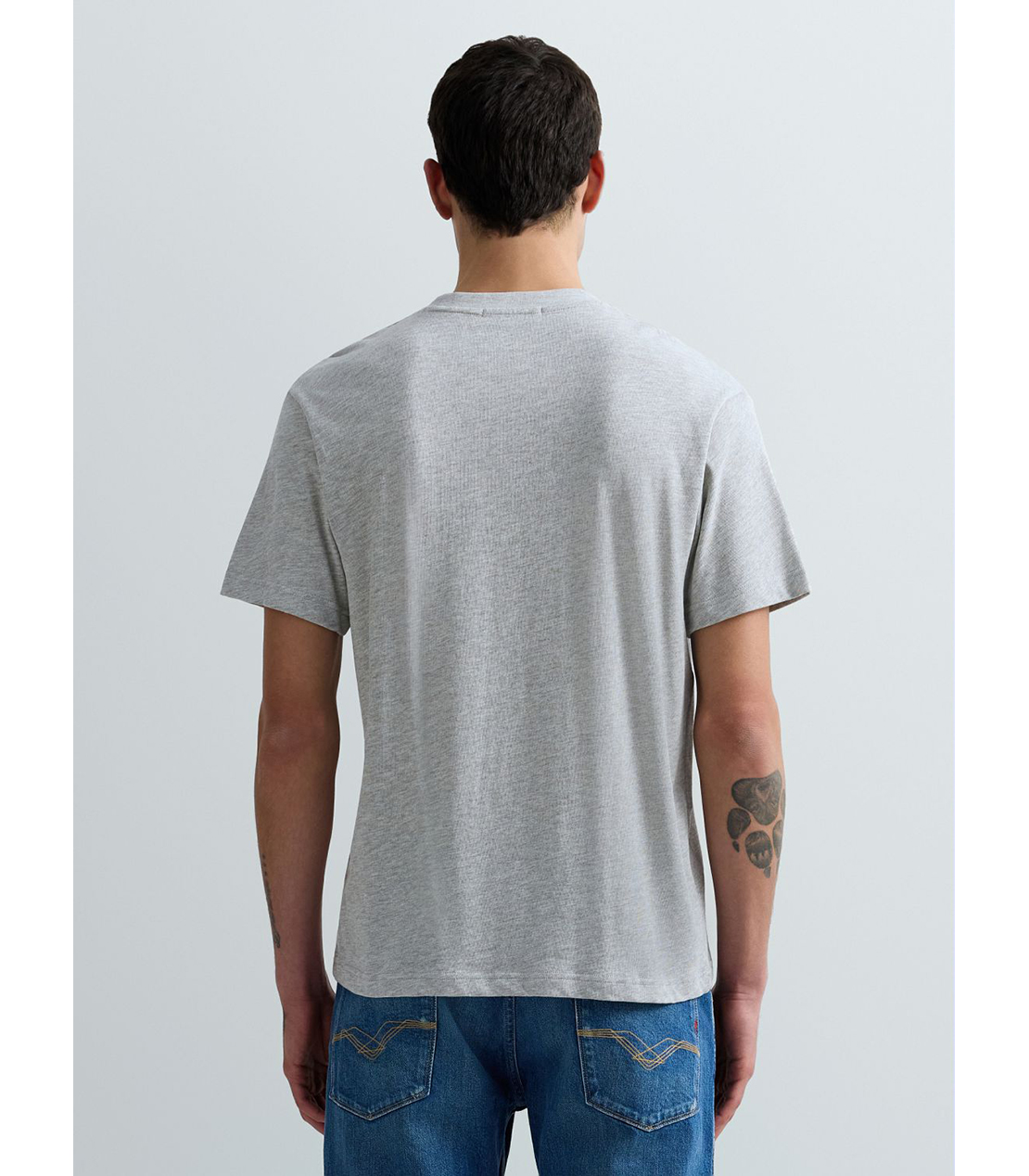 コットンジャージCALIFORNIA Tシャツ 詳細画像 グレーメランジ 3